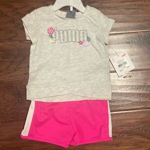 NWT 6-9m Puma outfit